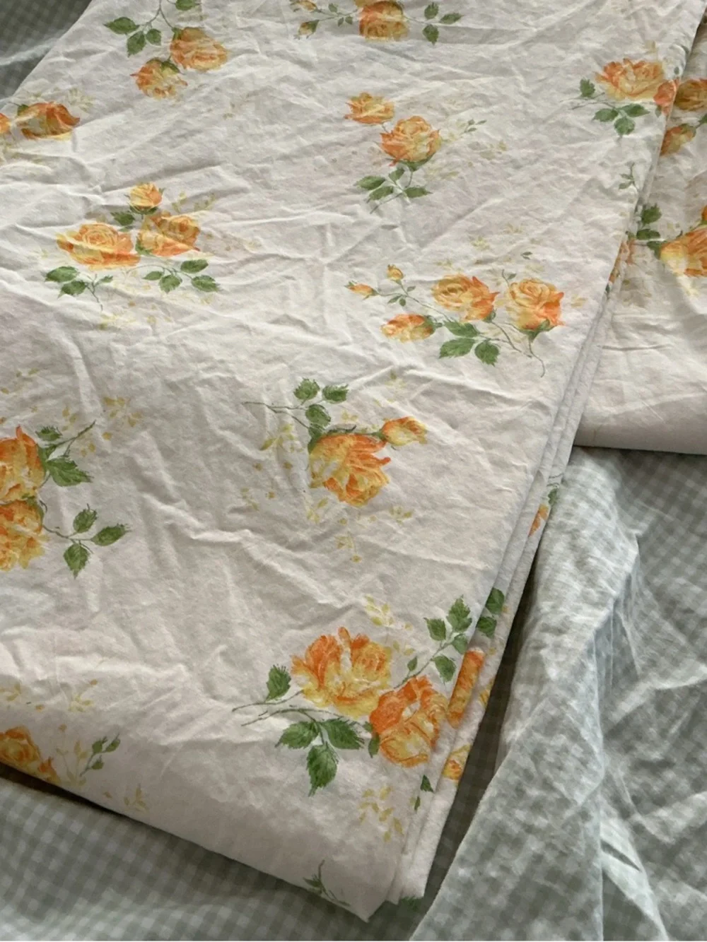 Vintage Dan River Percale Flat Bedsheet